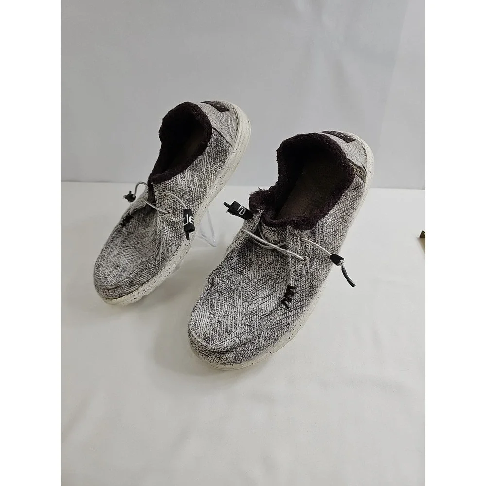 Hey‎ Dude Wendy Sox Dark Gray Slip On Shoes Women's Size 11